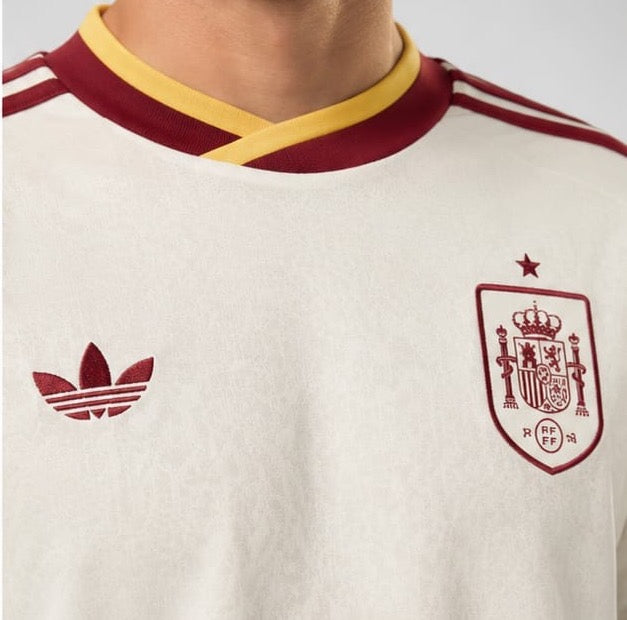Spain Away Embroidery Fan Version Jersey World Cup (2026)