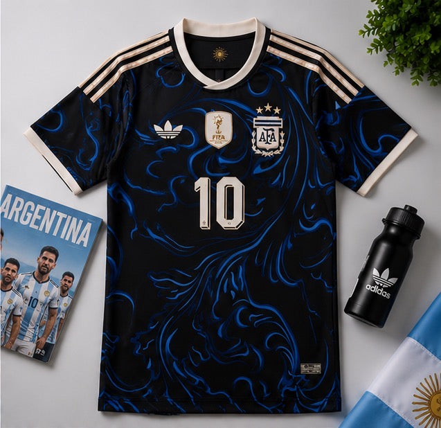 Argentina Away World Cup Fan Version Embroidery Jersey(2026)