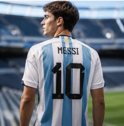Argentina Home World Cup Embroidery Fan Version Jersey(2026)