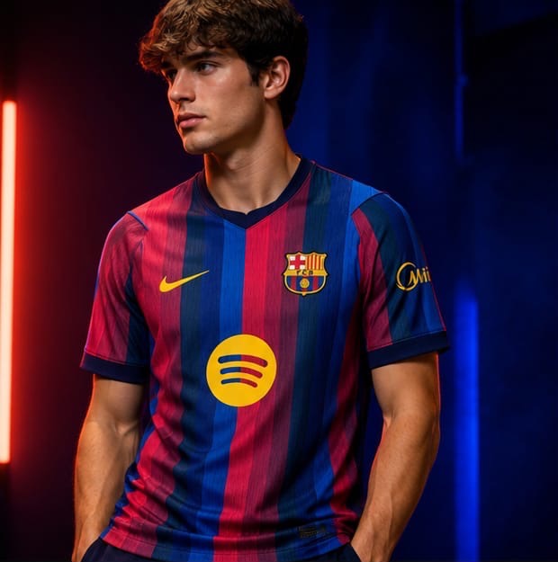 Barcelona Home 2026-27 Embroidery Fan Version Jersey