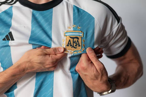Argentina Home World Cup Embroidery Fan Version Jersey(2026)
