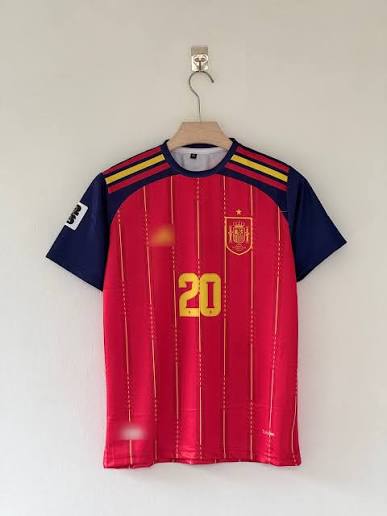 Spain World Cup Embroidery Fan Version Jersey (2026)
