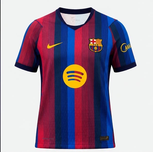Barcelona Home 2026-27 Embroidery Fan Version Jersey