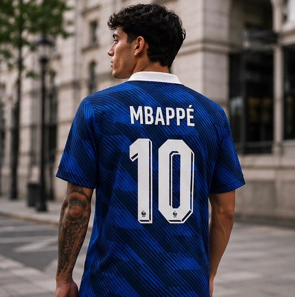 France Home World Cup Embroidery Fan Version Jersey(2026)